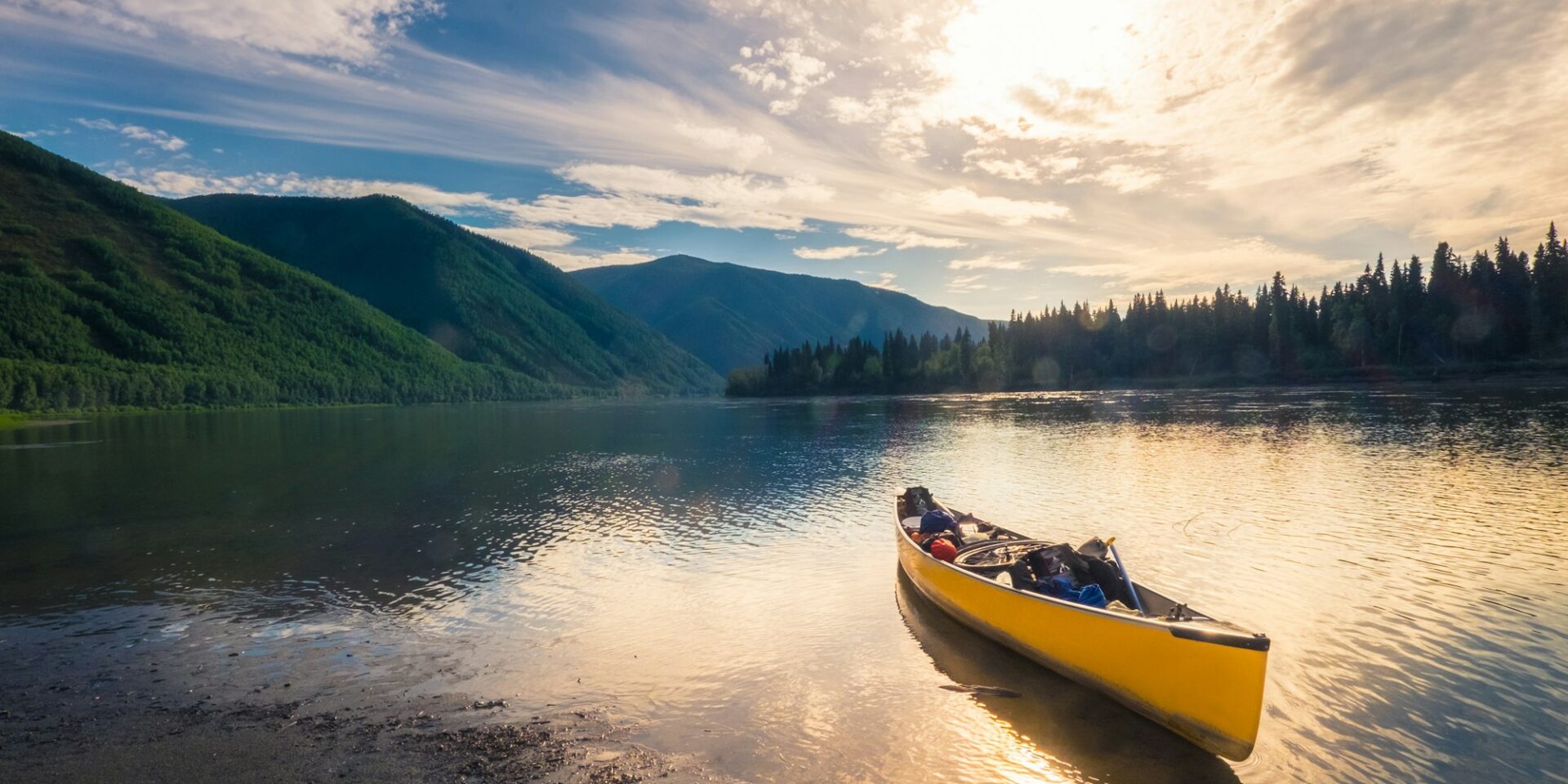 Kayak sailing on water